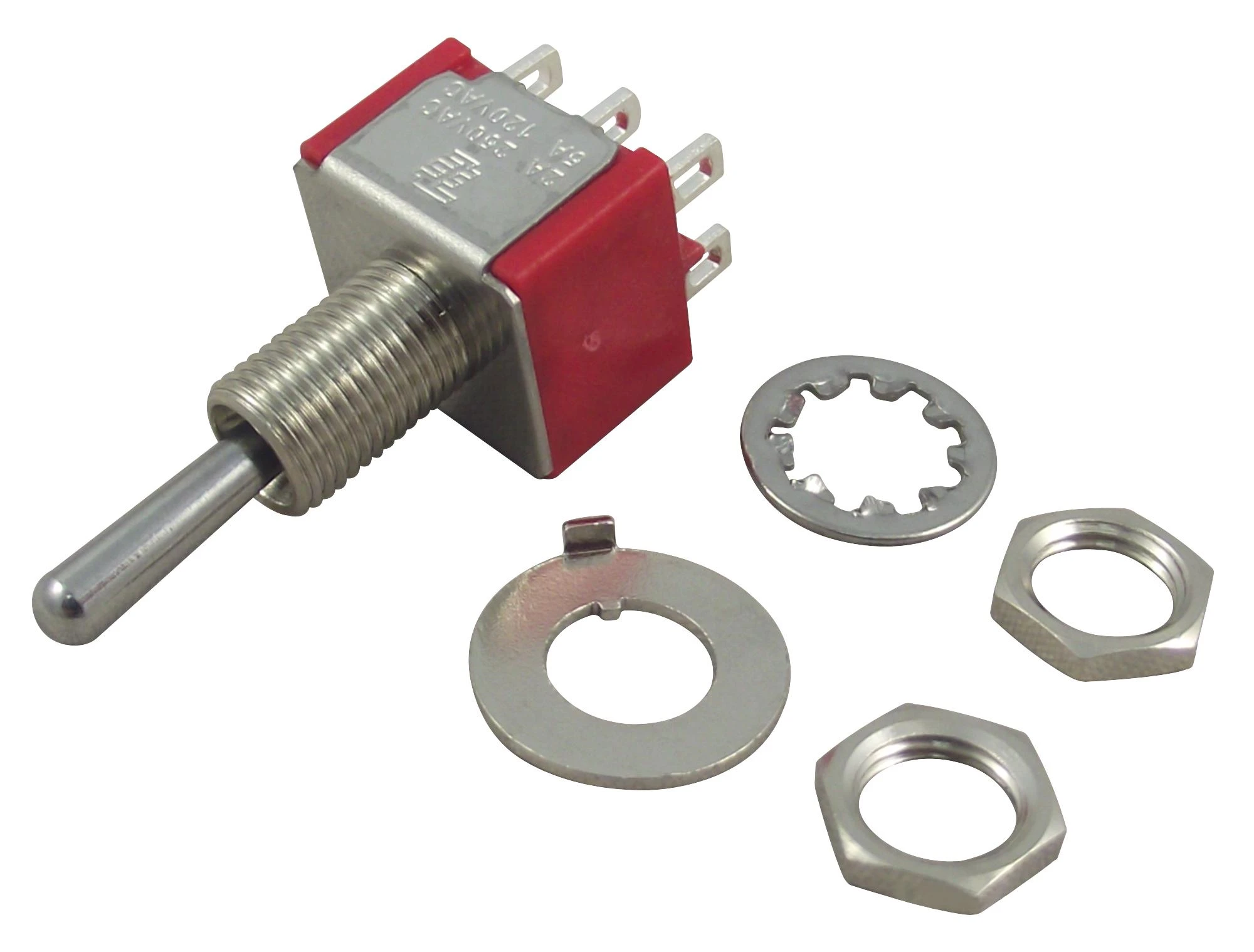 Schalter On/On/On Nickel